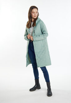 Usha Lichtgewicht gewatteerde jas Dames Muntgroen - maat XL