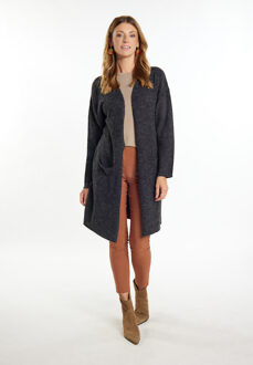 Usha Longcardigan Dames zwart - maat XL