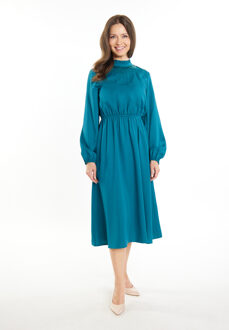 Usha midi-jurk Dames blauw/groen Turquoise