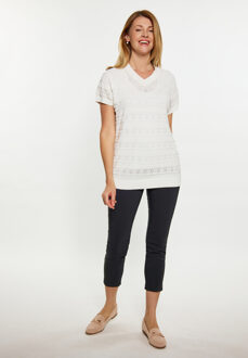 Usha Overhemd Dames wolwit Gebroken wit