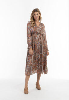 Usha paisley print maxi dress nowles Bruin