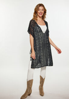 Usha Poncho Dames zwart