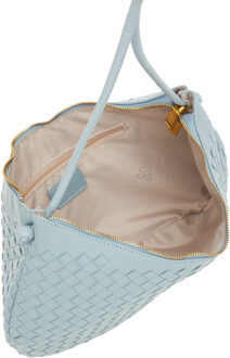 Usha Schoudertassen Dames rokerig blauw Blauw en Grijs Multi