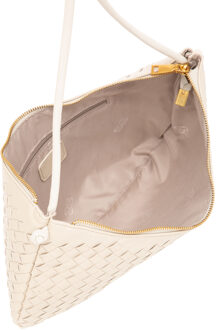 Usha Schoudertassen Dames wolwit Gebroken wit - One Size