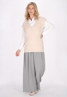Usha Slipover Dames Crème melange