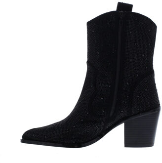 Usha strass laars - maat 37 Zwart