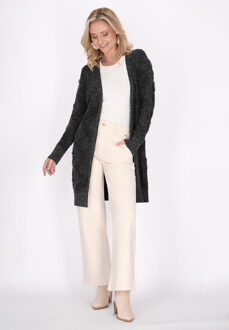 Usha Vest Dames antraciet gem Veelkleurig