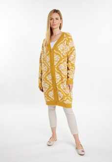 Usha Vest Dames Kerrie veelkleurig Geel - XL/2XL