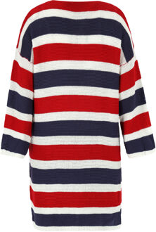 Usha Vest Dames Rood wit blauw Veelkleurig - M/L