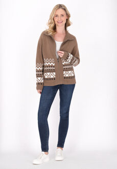 Usha Vest vrouwen bruin - L