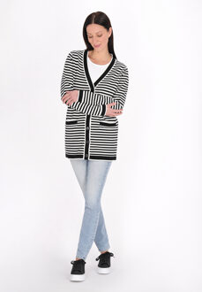 Usha Vest vrouwen Zwarte strepen