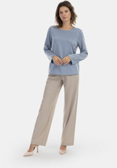 Usha WHITE LABEL blouse lynnea Blauw - XL