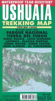 Ushuaia Trekking Map