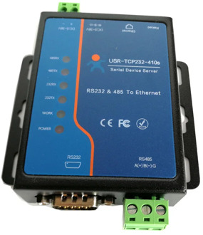 USR-TCP232-410s ModBus RTU Converters support DNS DHCP RS232 RS485 SERIAL TO ETHERNET TCP/IP MODULE