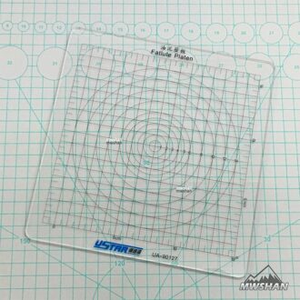 Ustar 90127 Model Fatlute Glasplaat Platte Size 17x17 cm Hobby Snijgereedschap Accessoire DIY