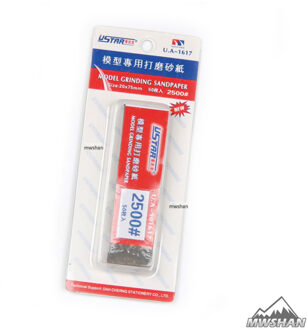 Ustar 91617 Model Slijpen Schuurpapier (50 stks/set) Hobby Afwerking Gereedschappen Accessoire DIY