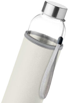 Utah glazen 500ml waterfles Beige - One size