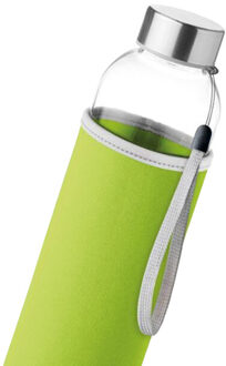 Utah glazen 500ml waterfles Groen - One size