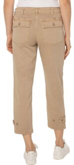 Utility Crop Cargo Cinched Leg Biscuit Tan jeans Beige - 28 (Taille)