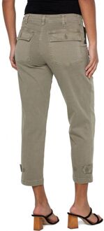 Utility Crop Cargo Cinched Leg Pewter Green jeans Groen - 30 (Taille)