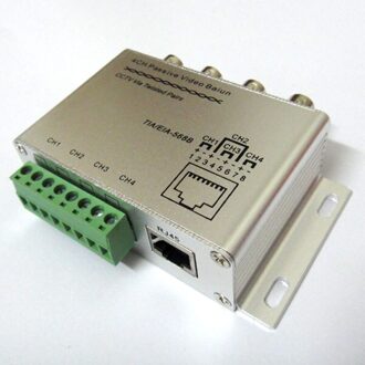 UTP 4CH kanaal Passieve Video Balun BNC CCTV Transceiver Ontvanger Cat5 RJ45 actieve Adapter