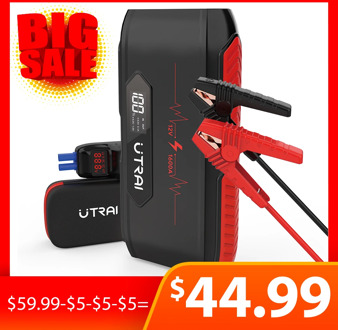 UTRAI Jstar 3 1600A mini car Jump Starter Portable Emergency Battery Power Bank Auto Booster measure voltage of the car battery