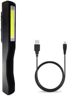 Utral Bright COB LED USB Opladen Zaklamp Werklamp Draagbare Pen Inspectie Licht met Magnetische Clip voor Camping