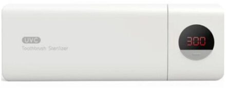 Uv Badkamer Tandenborstelhouder, Tandenborstel Organizer Wall Mounted Met Sterilisator-Functie, Voor Dames Baby Familie wit