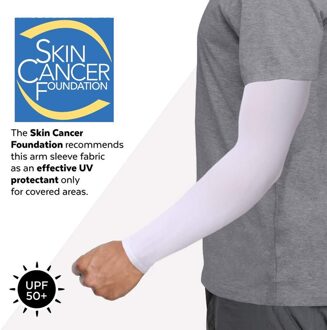 Uv Bescherming Cooling Arm Mouwen Upf 50 Compressie Zon Mouwen Voor Mannen & Vrouwen Voor Hardlopen Fietsen Vissen Golf Oranje