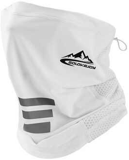 Uv-bescherming Ice Zijde Gezicht Cover Neck Tube Outdoor Sport Bandana Sjaal Ademend Wandelen Sjaal Neck Gaiter Bandana