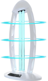 UV-C Tafellamp - Aigi Desty - Desinfectie Lamp - UV Sterilizer - Afstandsbediening - Timer - 360º - Wit