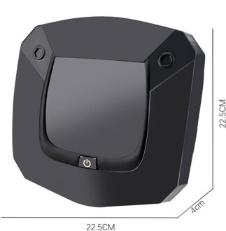 Uv Desinfectie Robot Veegmachine Smart Oplaadbare Auto Vegen Robot Diffuser Sterke Zuigkracht Usb Opladen Draadloze Schoonmaken accu zwart