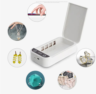UV Disinfection Box Dust Removal Anti Bacteria Sterilize Cell Phone Key Portable Household Ultraviolet Ray Disinfection Machine