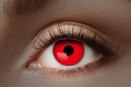 UV Flash Rode kleurlenzen 1 Maand Rood - Zalm