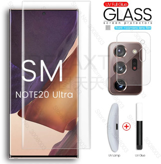 uv full glue protective glass for samsung galaxy note20 note 20 ultra camera glass on samsun gelaxi not 20 screen protector film