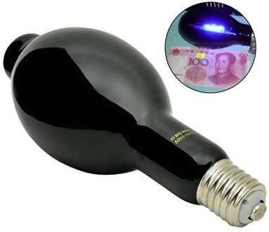 UV Gloeilamp E40 400W 365nm Hoge Druk UV Ultraviolet Fluorescerende Lamp Lampen Licht Groeien Met Montage Zwart 110 v/220 V