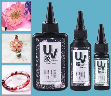 Uv Hars Lijm Ultraviolet Curing Solar Cure Zonlicht Geactiveerd Hard Diy Sneldrogend Voor Sieraden Kan Csv 60g