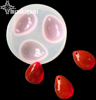 UV Hars Sieraden Vloeibare Siliconen Mal Tear Water Kralen Charms Resin Mallen Voor DIY Ketting Hanger Charms Maken Sieraden