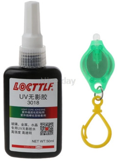 UV Light 50ml UV Glue UV Curing Adhesive Transparent Crystal Glue Glass Adhesive F16 20 Dropship
