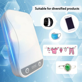 UV Light Face Mask Sterilizer Box Anti Bacteria Ultraviolet Ray Disinfection for Jewelry Watch Phone Aromatherapy Esterilizador
