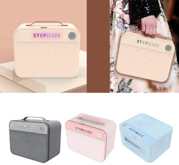 UV Light Sanitizer Box Portable Phone UVC Light Sanitizer Deep UV Sterilizing Box for Cell Phone, Watches, Jewelry, Glasses