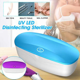 UV Light Sterilizer Box For Nail Tools Disinfection Machine USB Phone Mask Cleaner Personal Sanitizer UV Lamp Disinfection Box