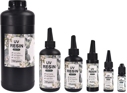 UV Resin Glue 10/15/25/60/100/200g Ultraviolet Curing Solar Cure Sunlight Activated Hard DIY Quick Drying For Jewelry Resin Gel