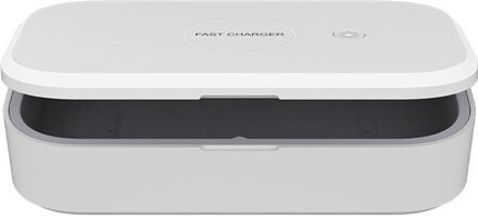 Uv Sanitizer Draagbare Uv Licht Mobiele Telefoon Sterilisator Clearner Doos Voor Android Smartphones Sieraden Horloge