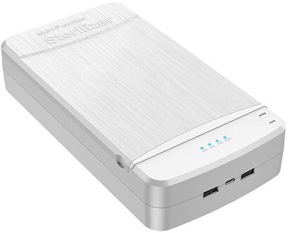 UV Schoon Licht Mobiele Telefoon Reinigers Doos Professionele Uv Licht Reinigers Box Voor Alle Mobiel Jewelries Horloges Toetsen wit