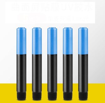 Uv Speciale Vloeistof Bonding Gestold Screen Gehard Film Film Lijm Lage Geur Mobiele Telefoon Speciale Gebogen Oppervlak Lijm 5 sticks