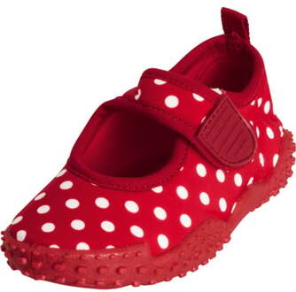 UV strandschoentjes Kinderen Dots - Rood - Maat 26/27