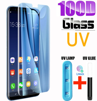 UV Tempered Glass For Samsung Galaxy S10 Plus Glass S9 S8 Screen Protector S20 S10e S 9 8 10 e Note 20 Ultra S10 5G Note 8 9 10