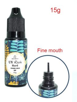 Uv Ultraviolet Hars Gel Curing Sneldrogende Niet-toxisch Transparant Zonlicht Geactiveerd Hard Jw 15g