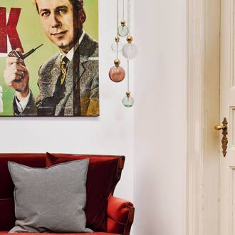 Uva L Hangbal goud transparant mini check goud, helder